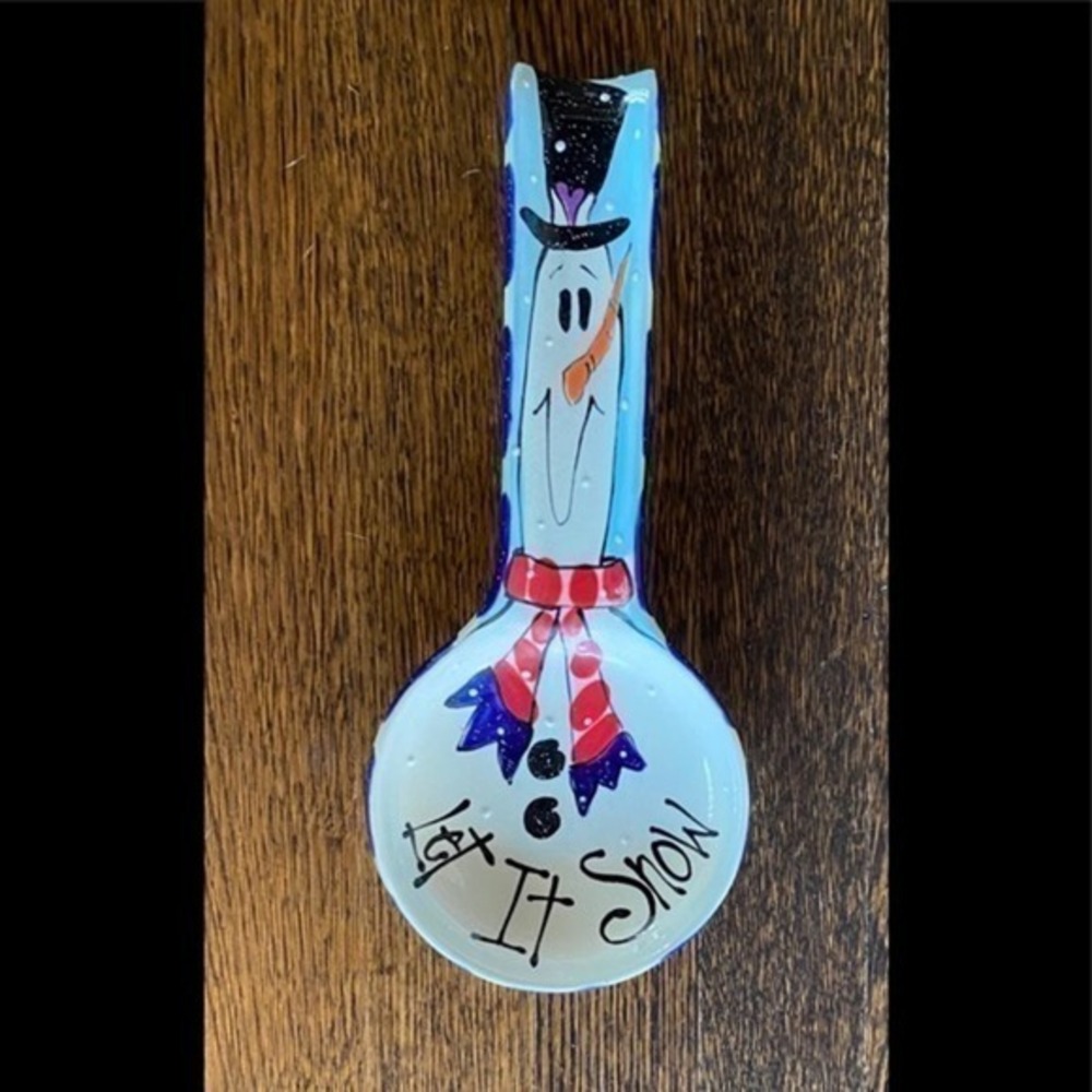 Let it Snow Spoon Rest‎